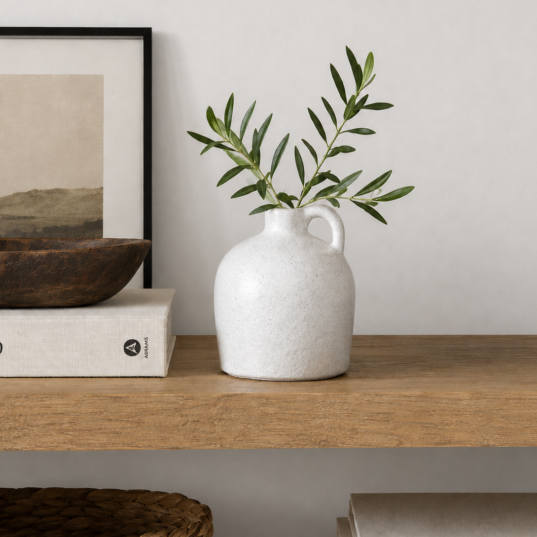 Turner White Ceramic Jug