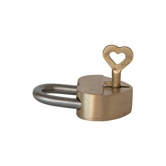 Heart Lock and Key