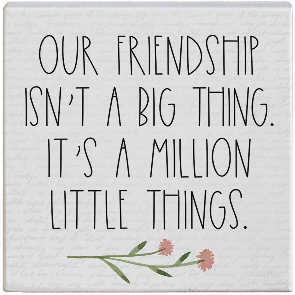 Million Little Things Block