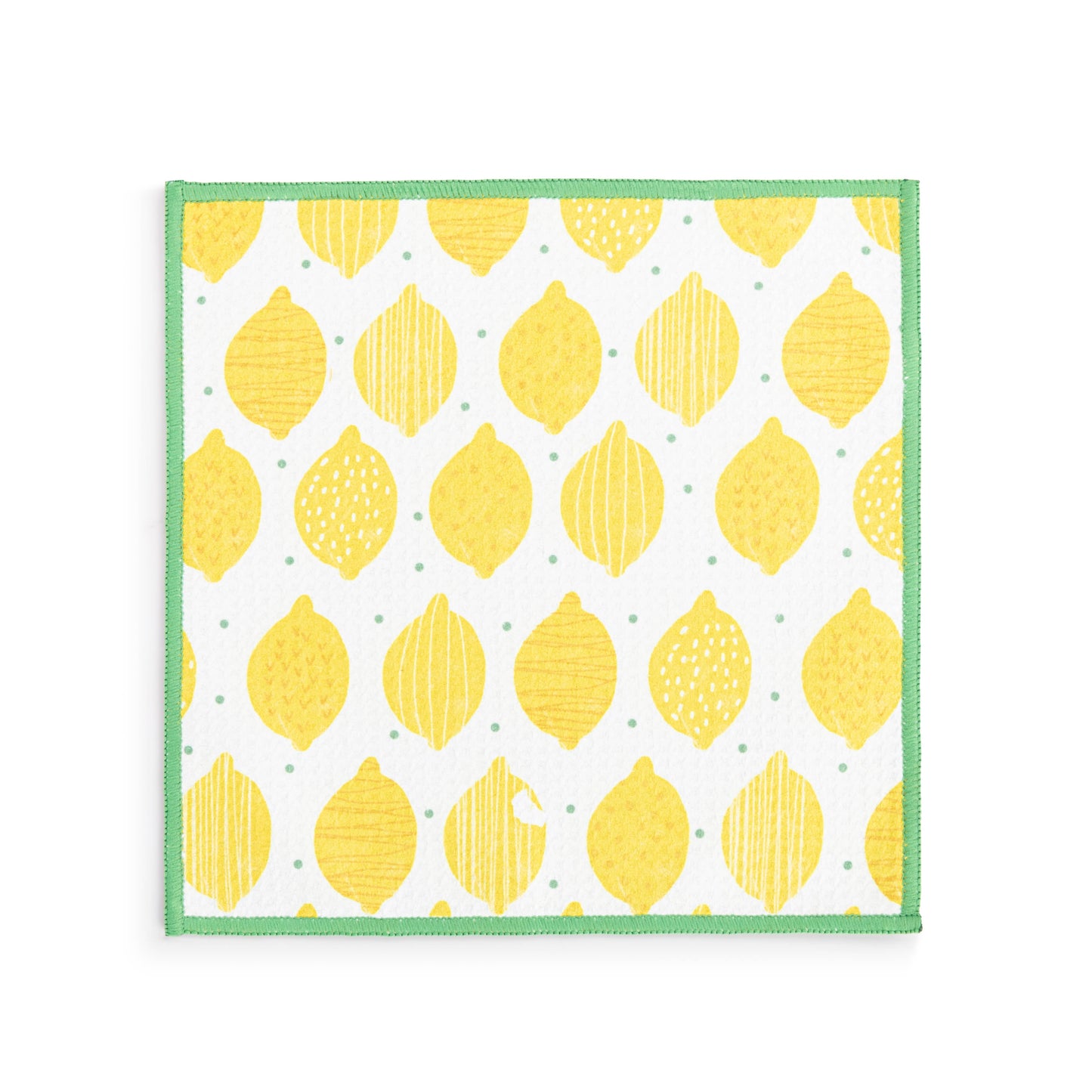 Lemons Absorbent Reversible Dishcloths Set of 2 - 10in