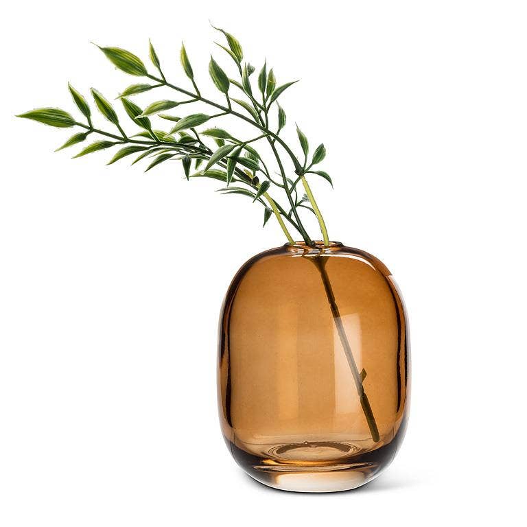 Dark Amber Vase