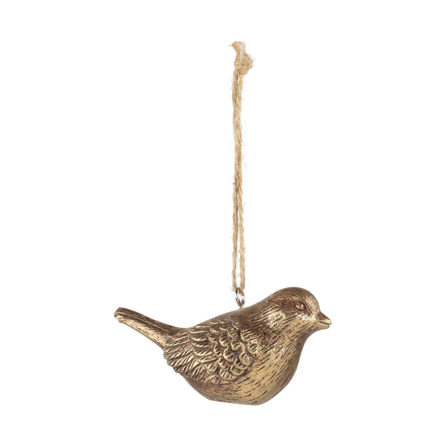 Antique Gold Bird Ornament