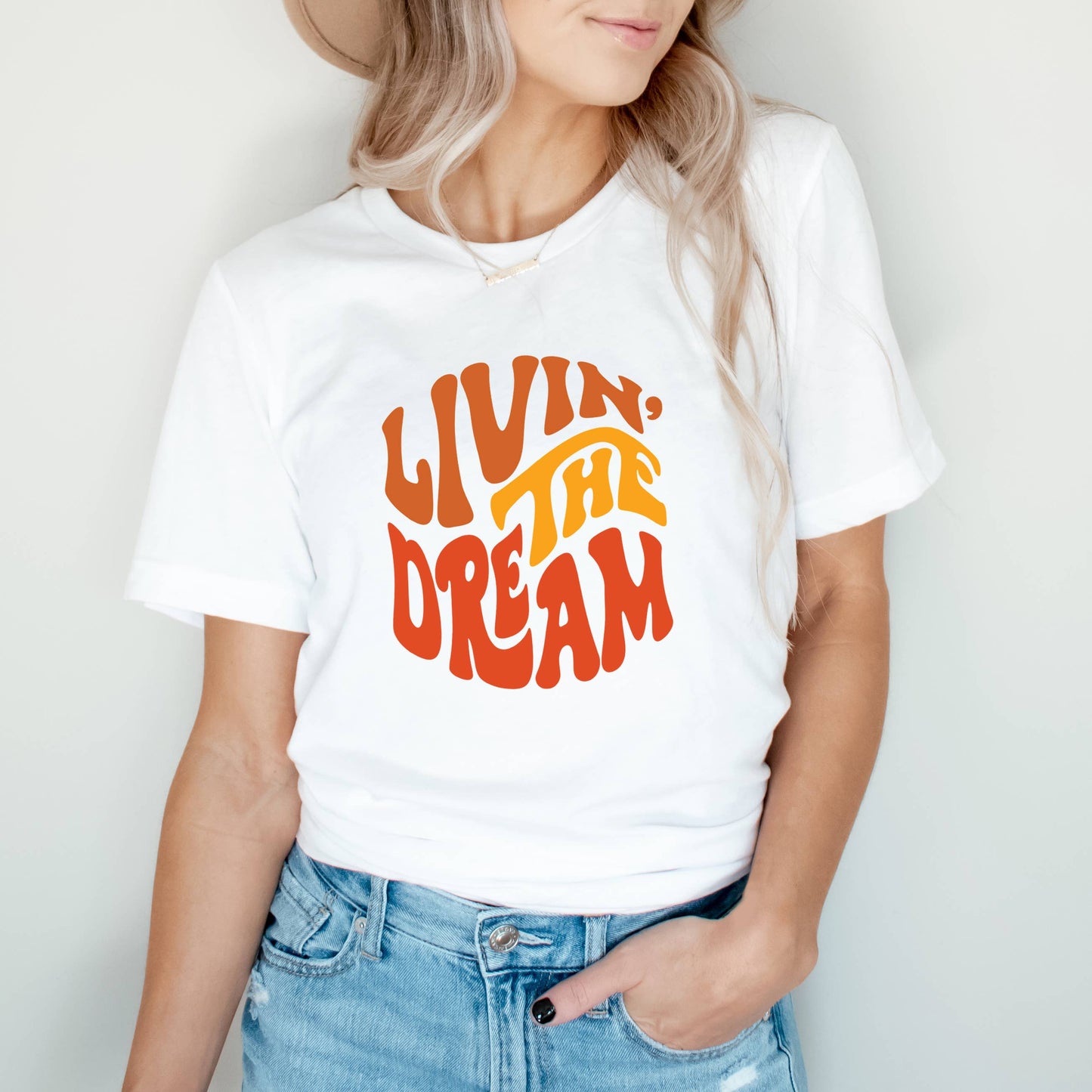 Retro Livin' The Dream | Short Sleeve Graphic Tee