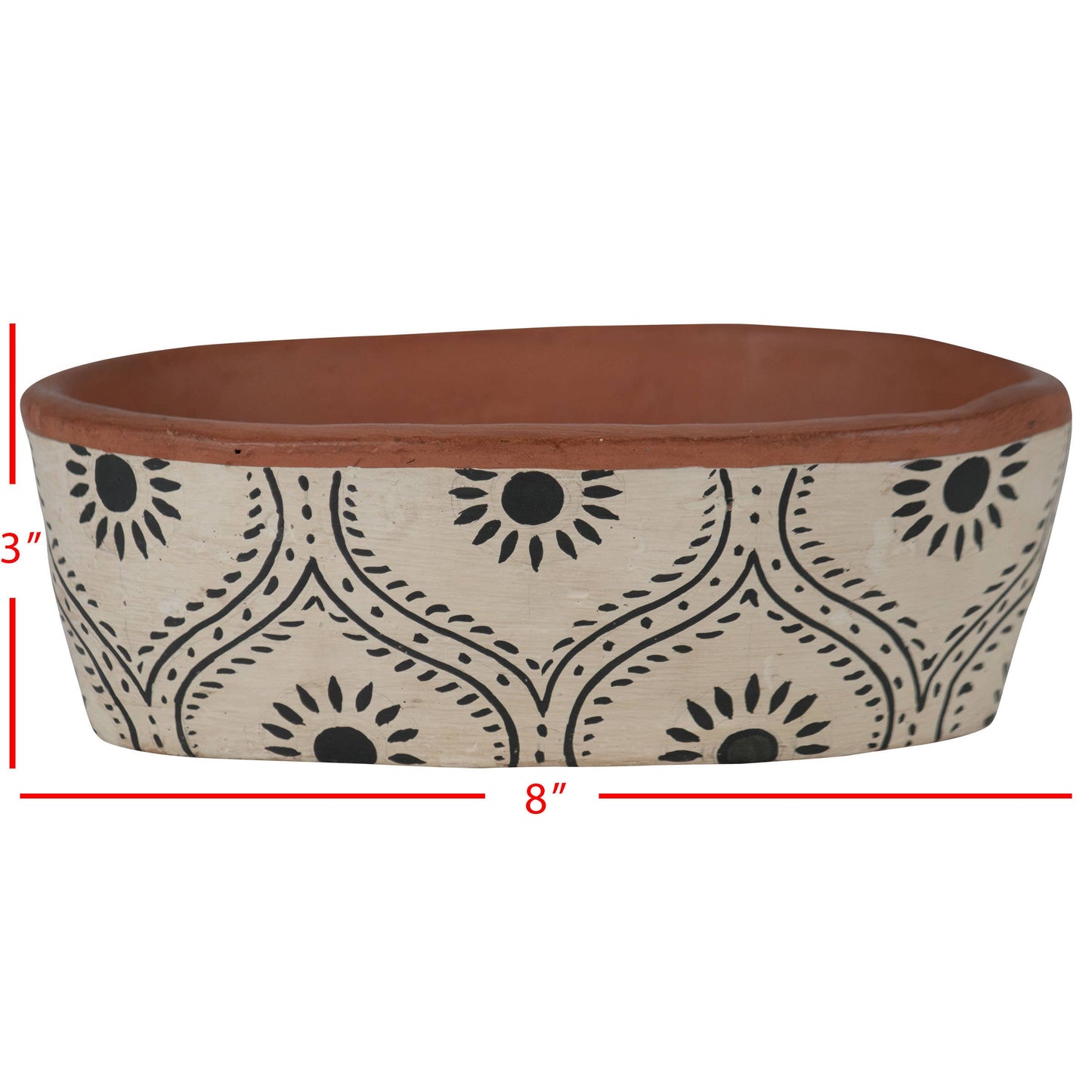 Oval Terracotta Planter