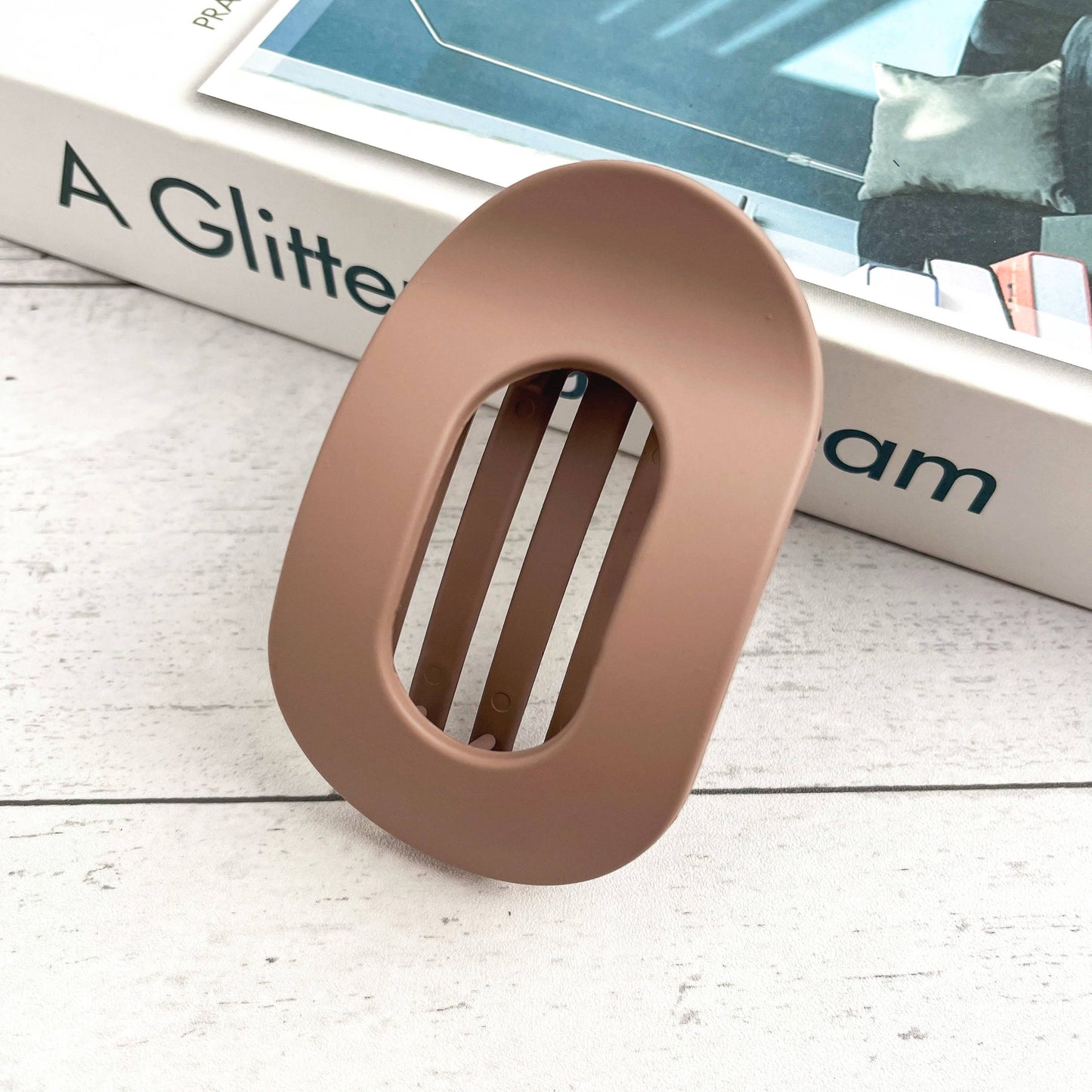 Flat Oval Hair Clip
