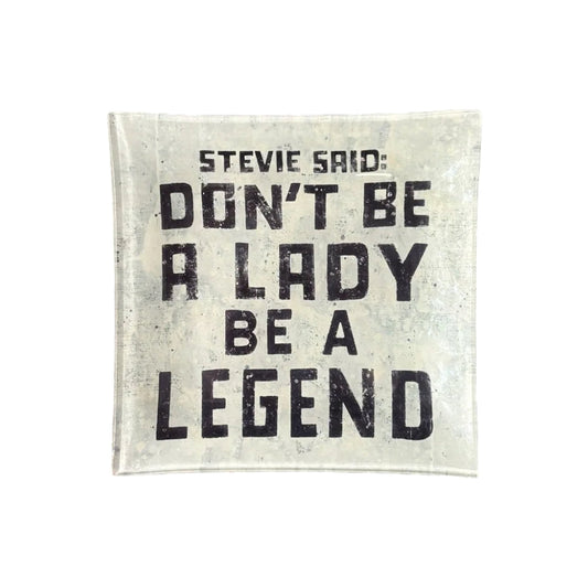 Stevie Said Decoupage Plate
