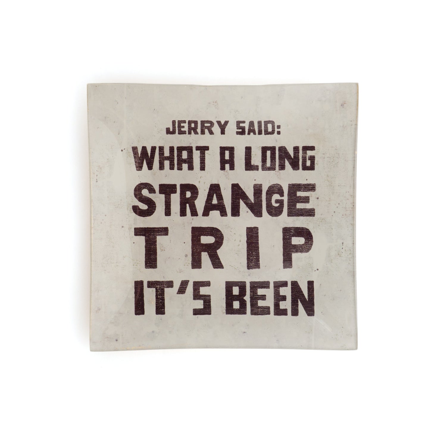 Jerry Said Decoupage Plate