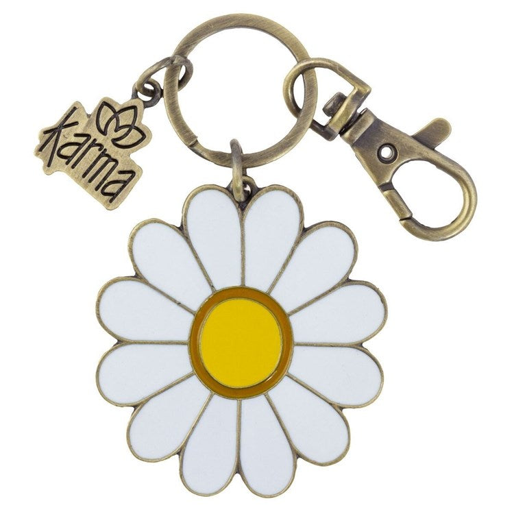 ENAMEL KEYCHAIN  DAISY (F19)