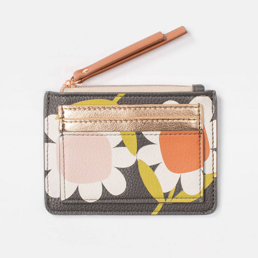 Big Flower Short Patch Purse