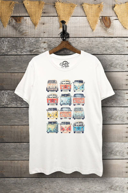 VPT222-V1954 - VW CLASSIC STATION WAGONS GRAPHIC T-SHIRT