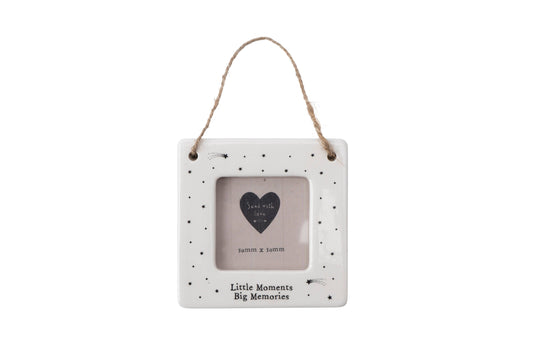 Send With Love 'Little Moments' Mini Ceramic Photo Frame