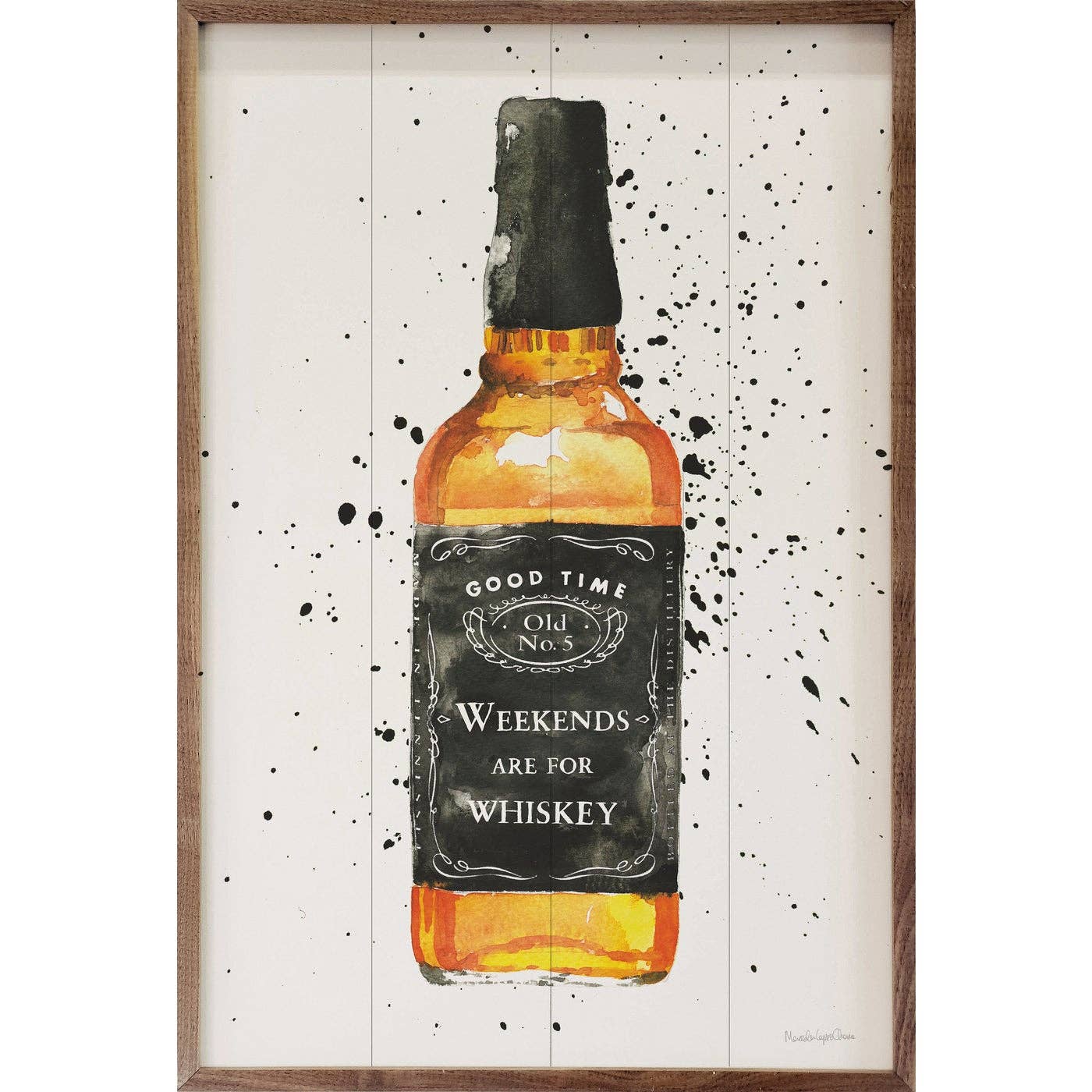 Weekends Are For Whiskey Wood Sign