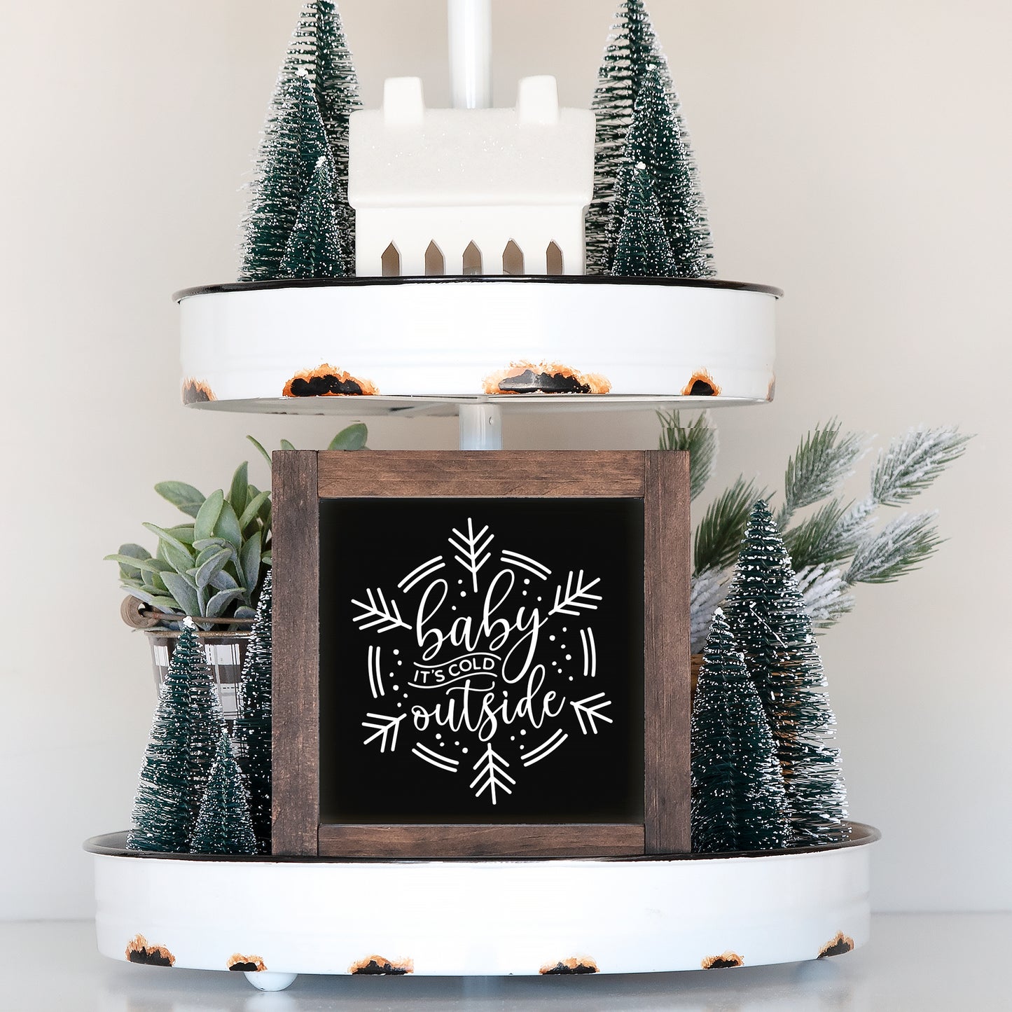 Baby it's Cold Outside -8x8 Winter Sign