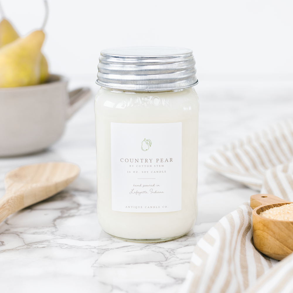 Antique Candle Co. - Country Pear by Cotton Stem