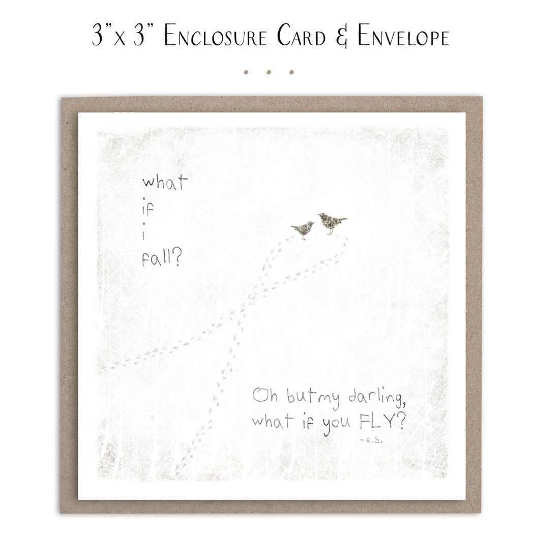 What If I Fall Mini Card