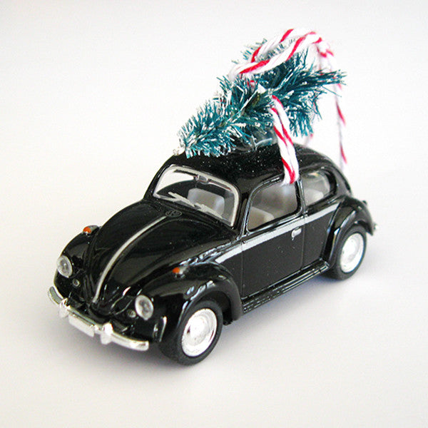 Bug Beetle Christmas Ornament with Tree on Top